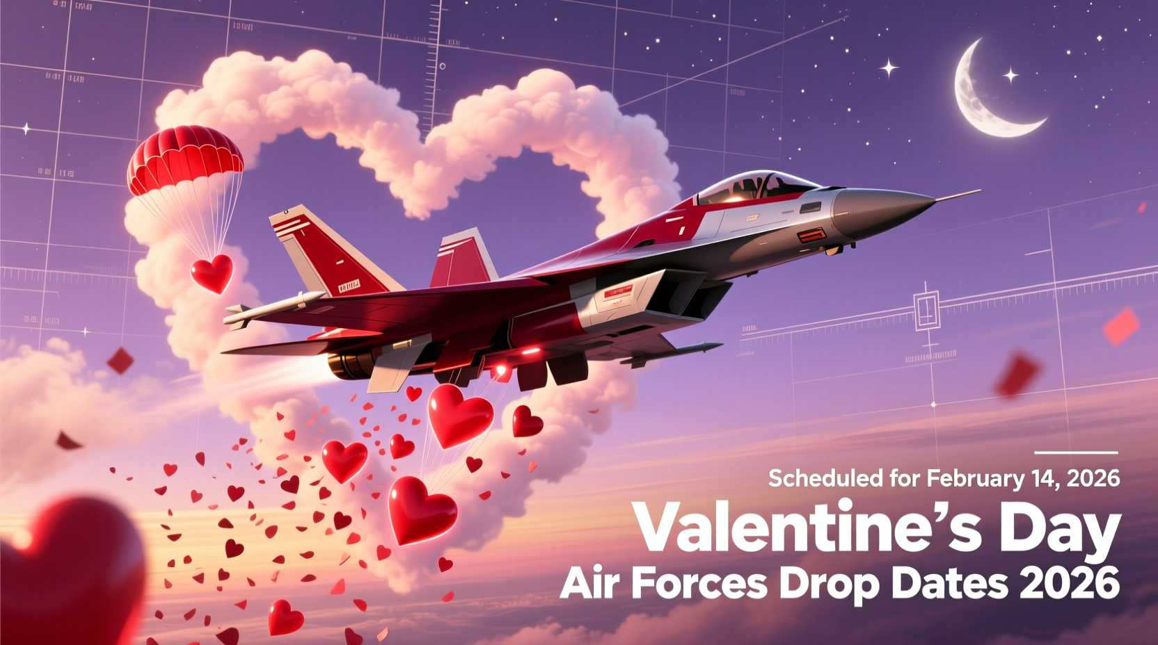 when are the valentines day air forces dropping