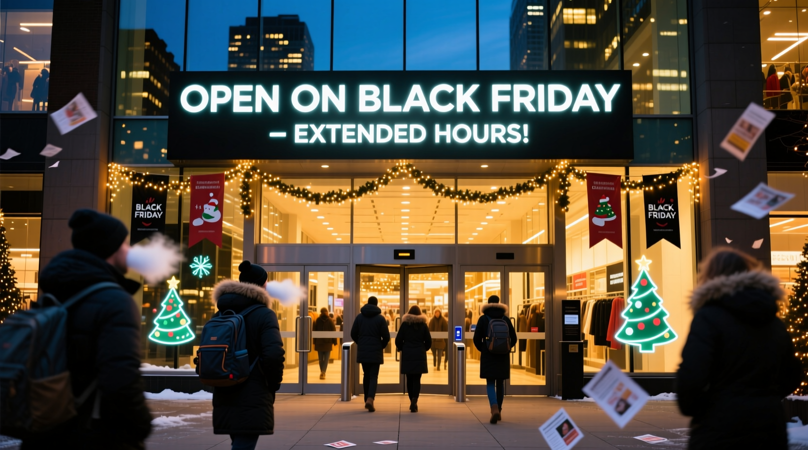 is the mall open on black friday