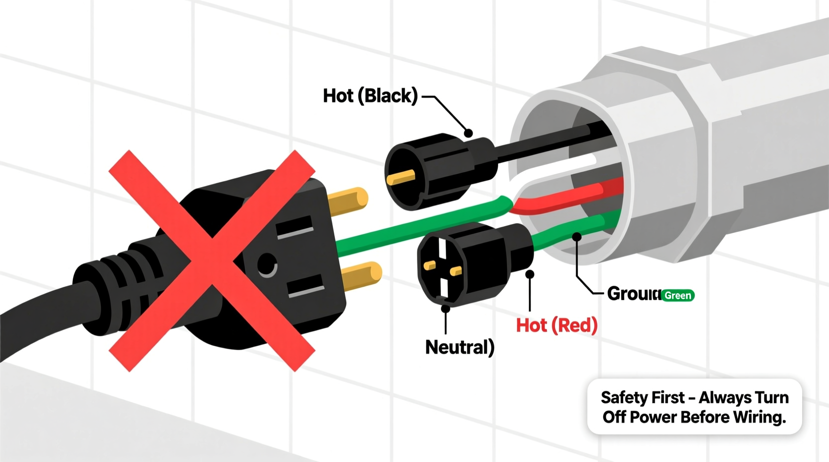 change dryer cord 3 prong to 4