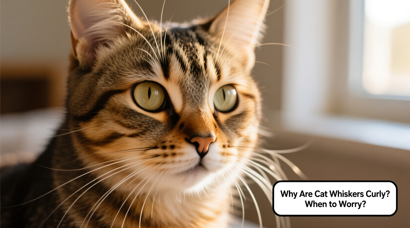 why are my cats whiskers curly causes when to worry