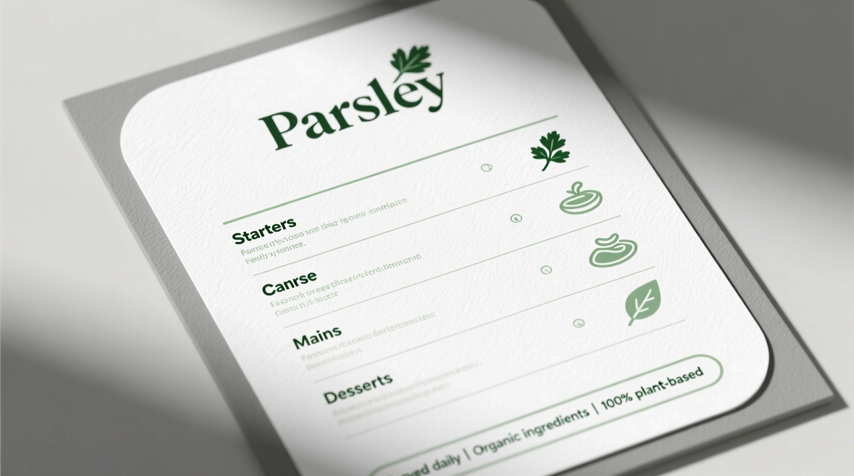 Parsley Menu: Beyond Garnish to Culinary Star