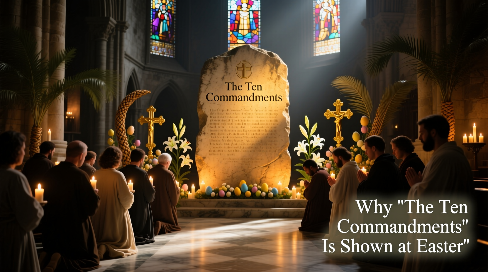 why is the ten commandments movie shown at easter