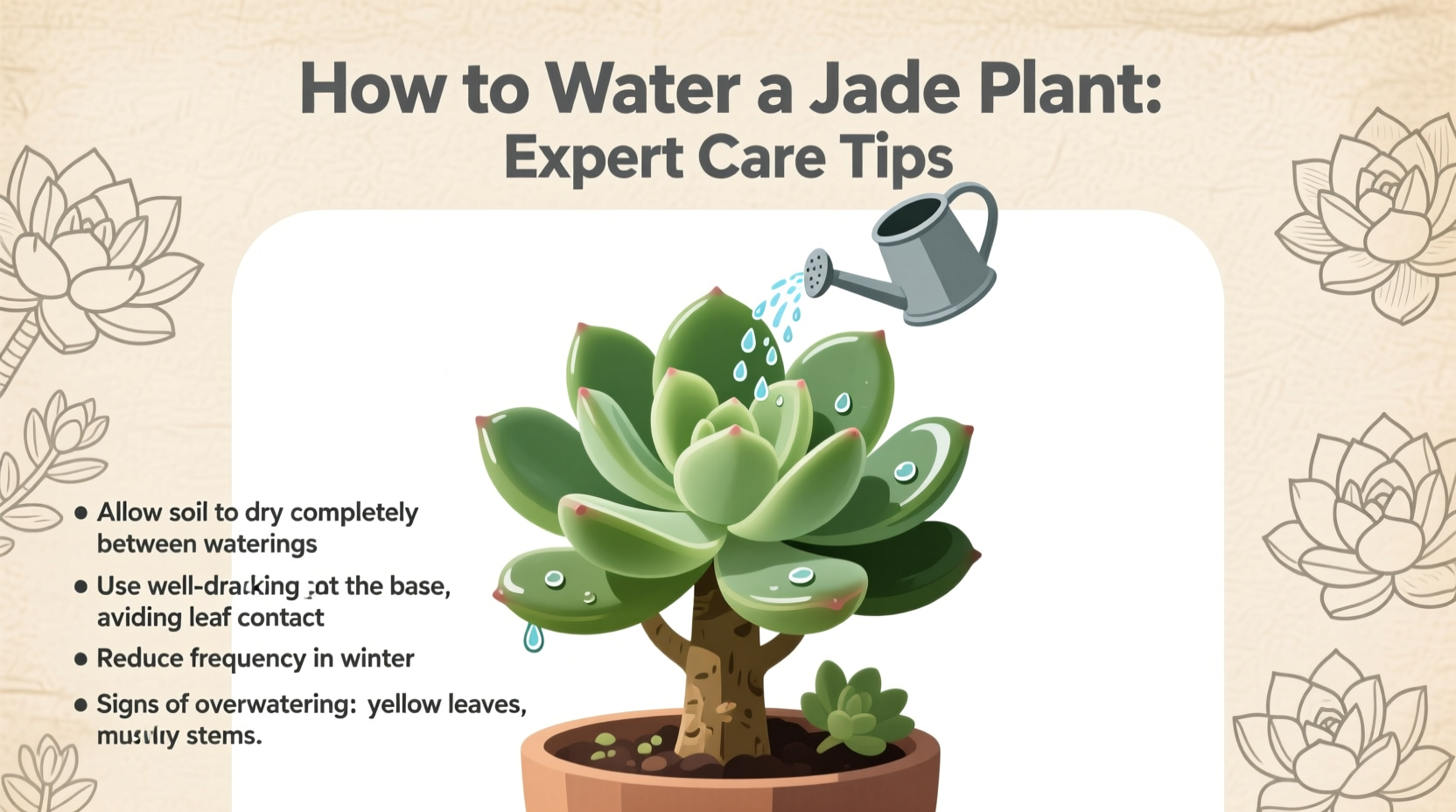 How to Water a Jade Plant: Expert Care Tips