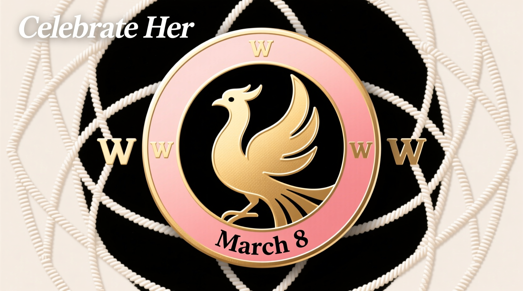 international womens day badge