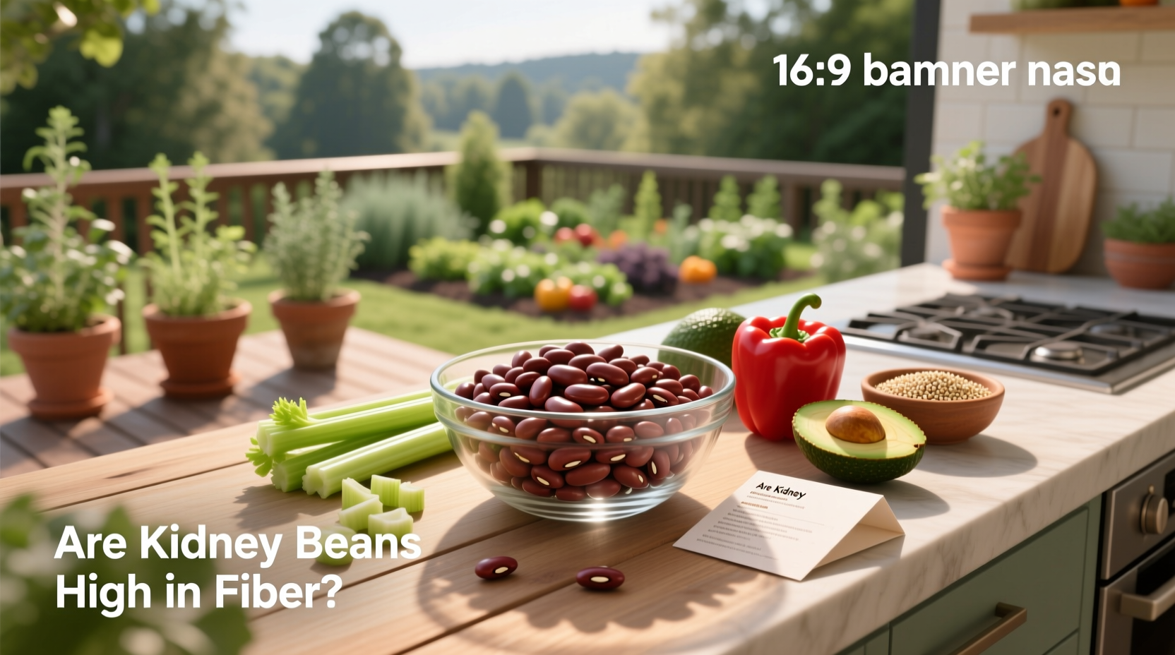 are kidney beans high in fiber