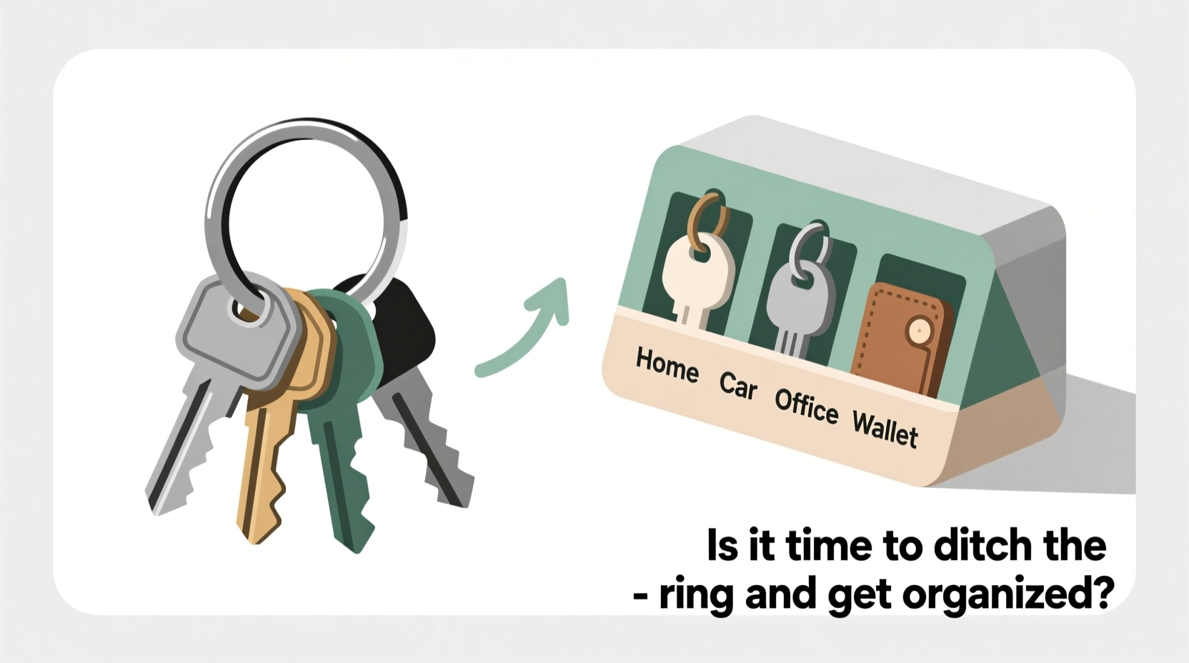 key ring vs key holder is it time to ditch the ring and get organized