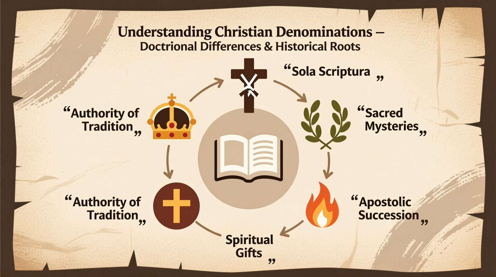 why so many christian denominations understanding the differences
