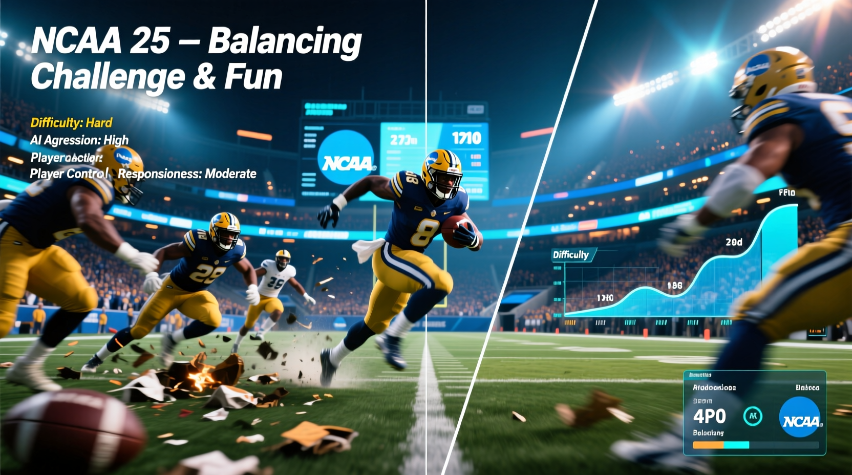 ncaa 25 too hard exploring difficulty balance gameplay issues