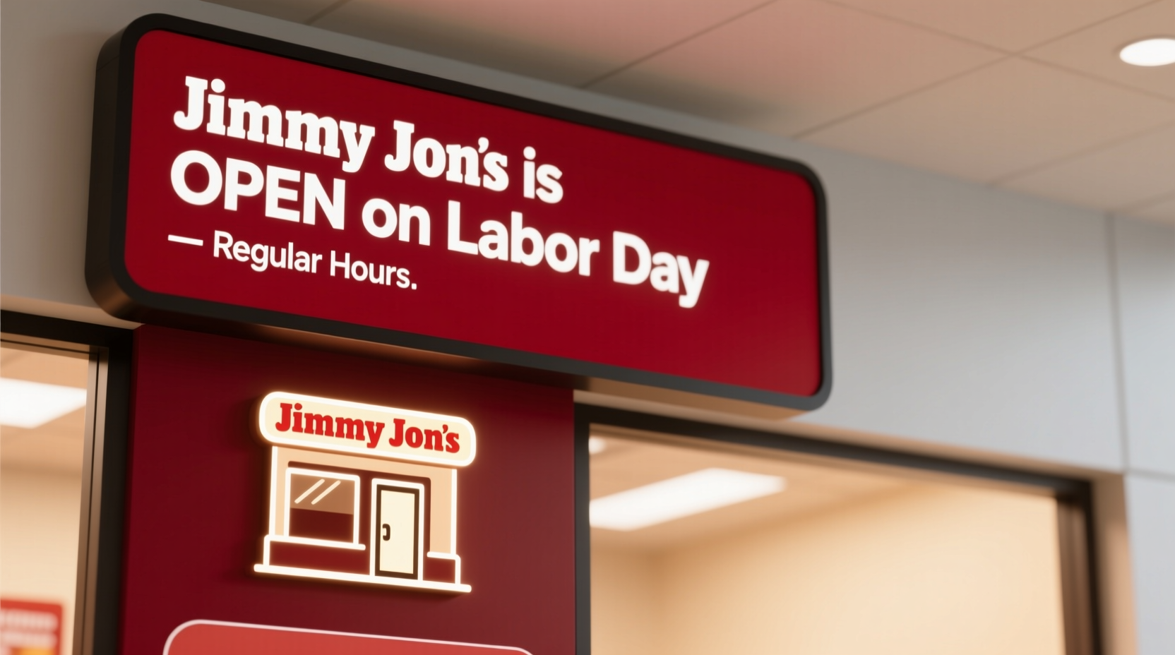 is jimmy johns open on labor day