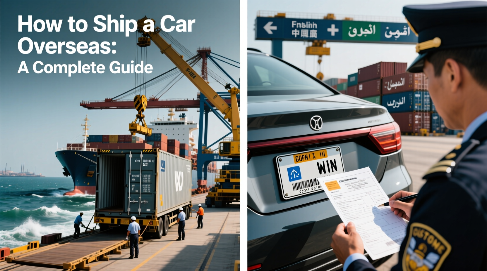 how do i ship a car overseas