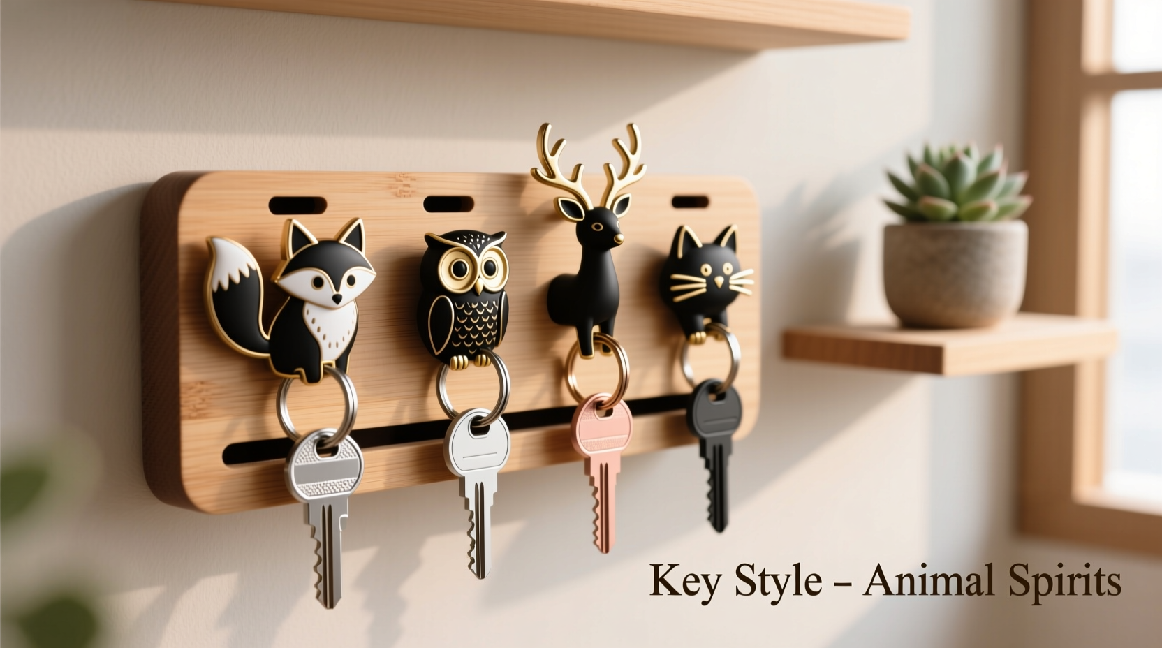 smart and stylish ways to organize keys using animal themed keyrings