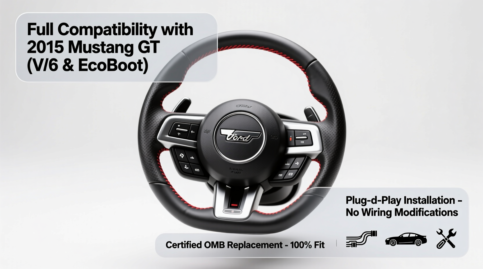 2015 Mustang Gt Steering Wheelnull