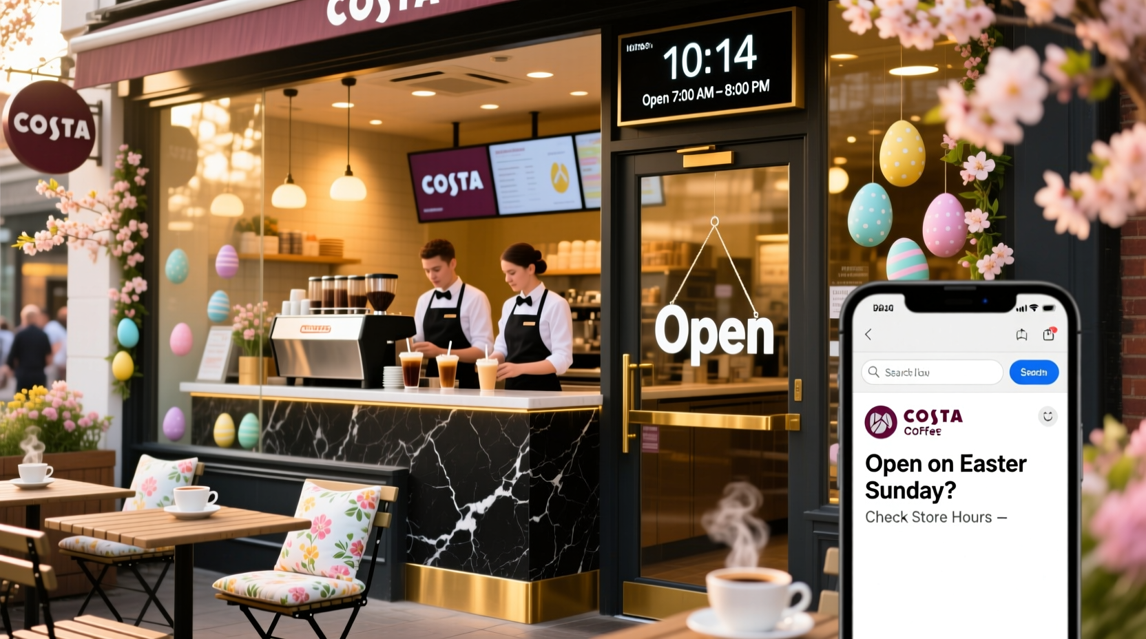 Does Costa Coffee Open on Easter Sunday? Check Store Hours