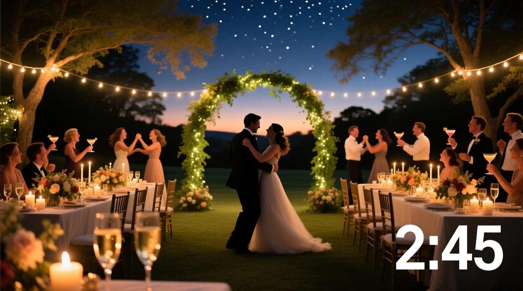 how long should a wedding reception last