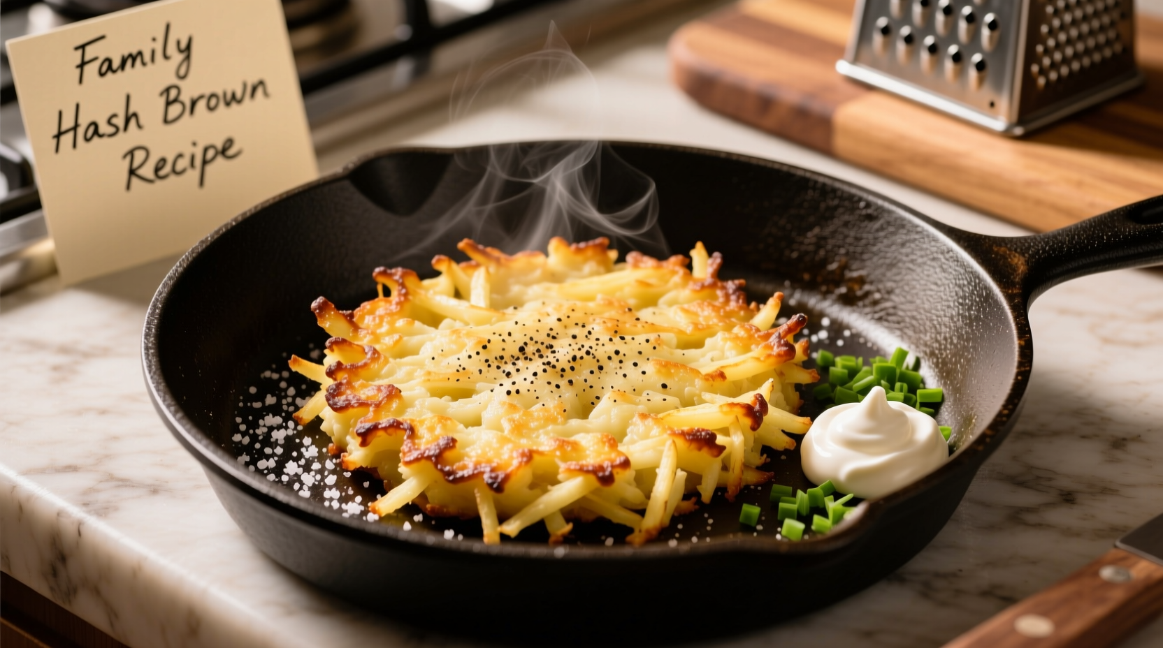 shredded potato hash brown recipe