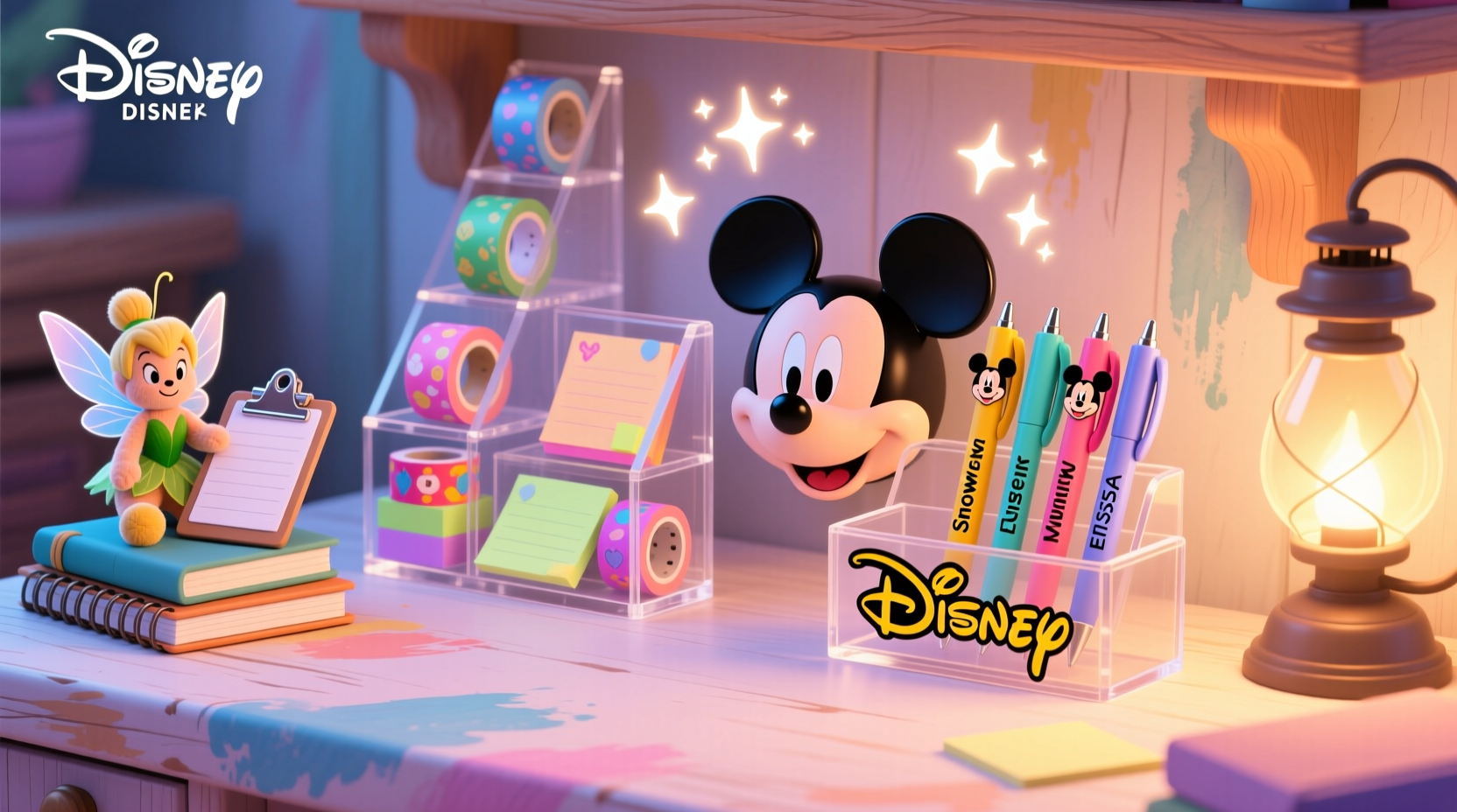 creative ways to organize your desk using a disney pen set for maximum fun and function