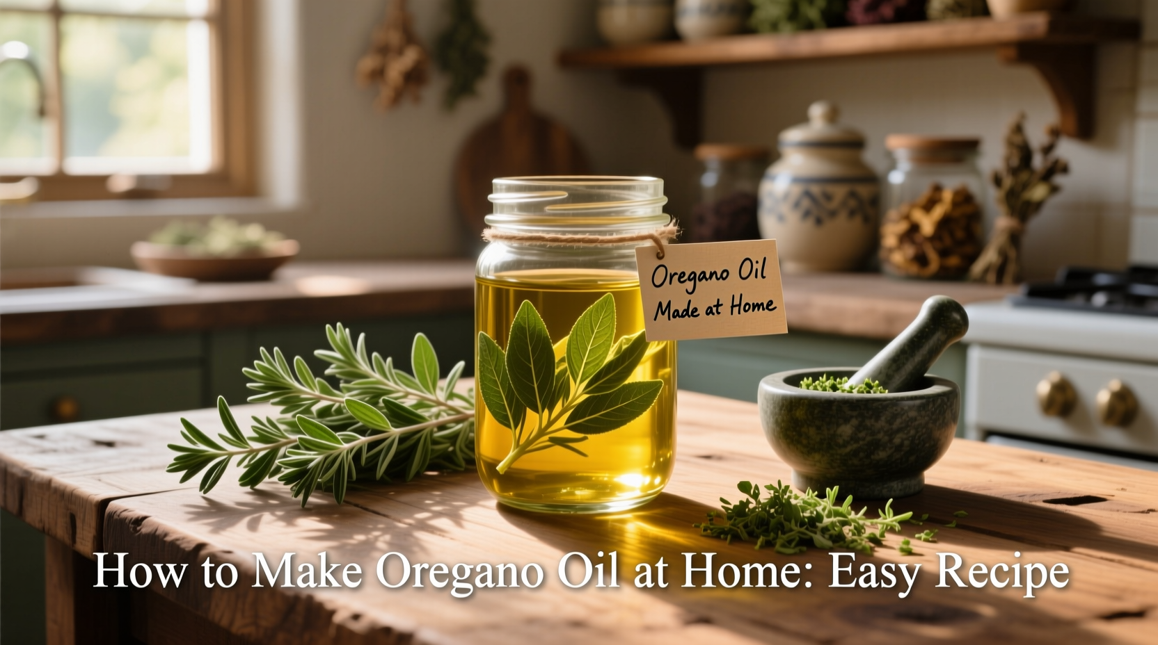 how to make oil of oregano recipe