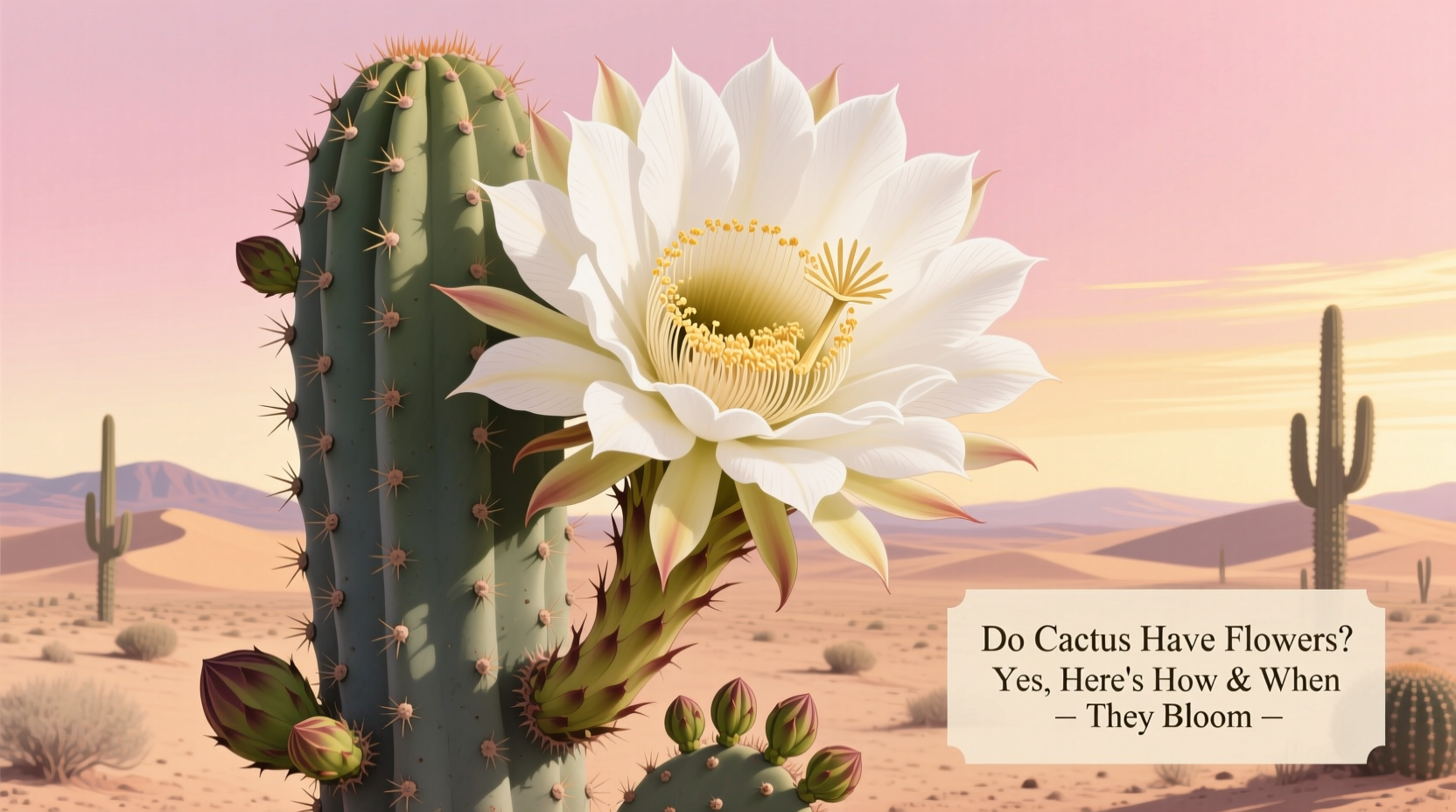 do cactus have flowers