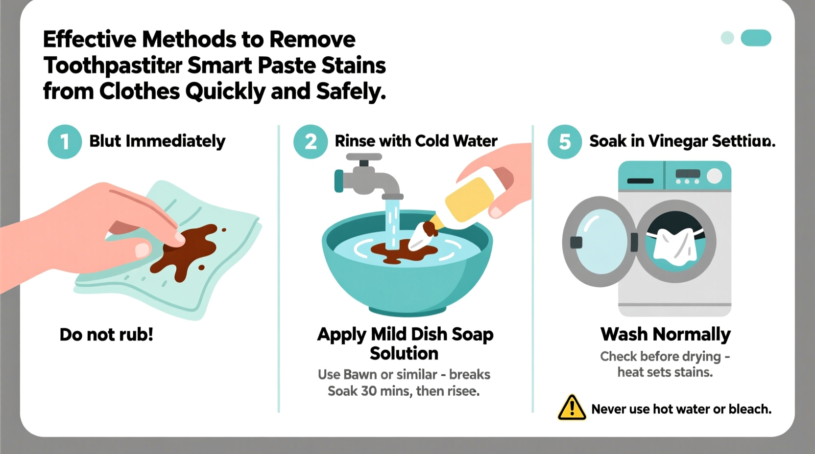 effective methods to remove toothpaste smart paste stains from clothes quickly and safely