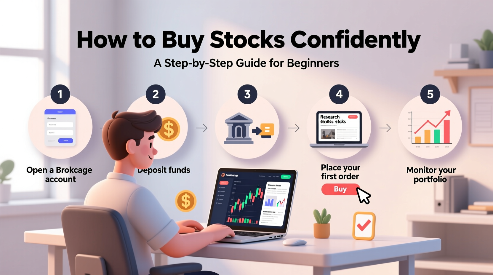 How To Buy Stocks Confidently A Step By Step Guide For Beginners
