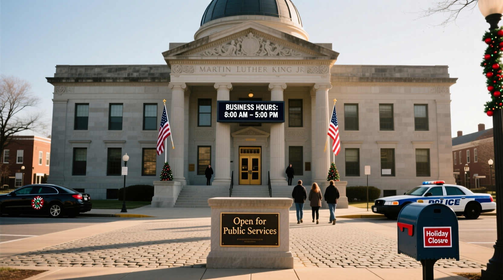 is the courthouse open on martin luther king day