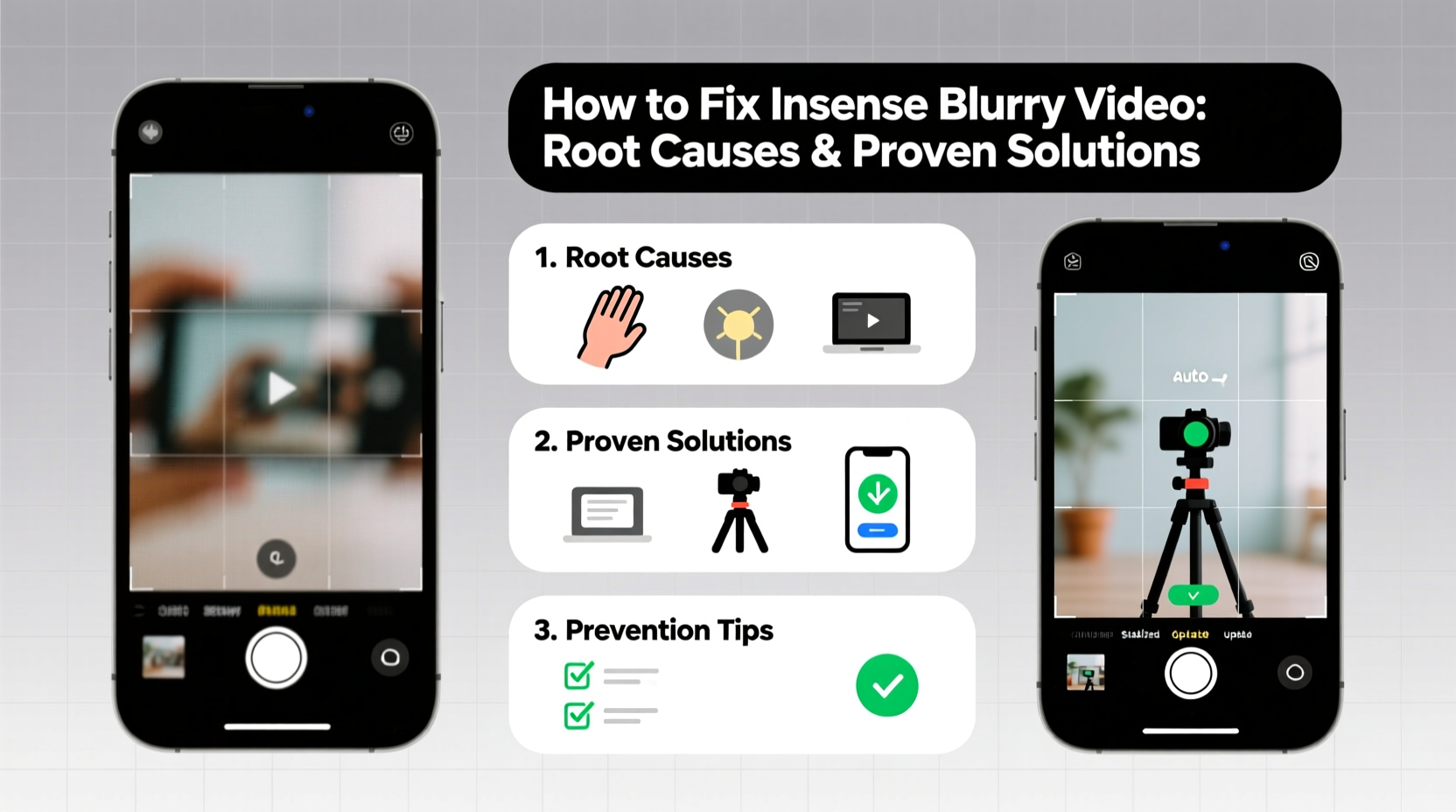 insense blurry video fix