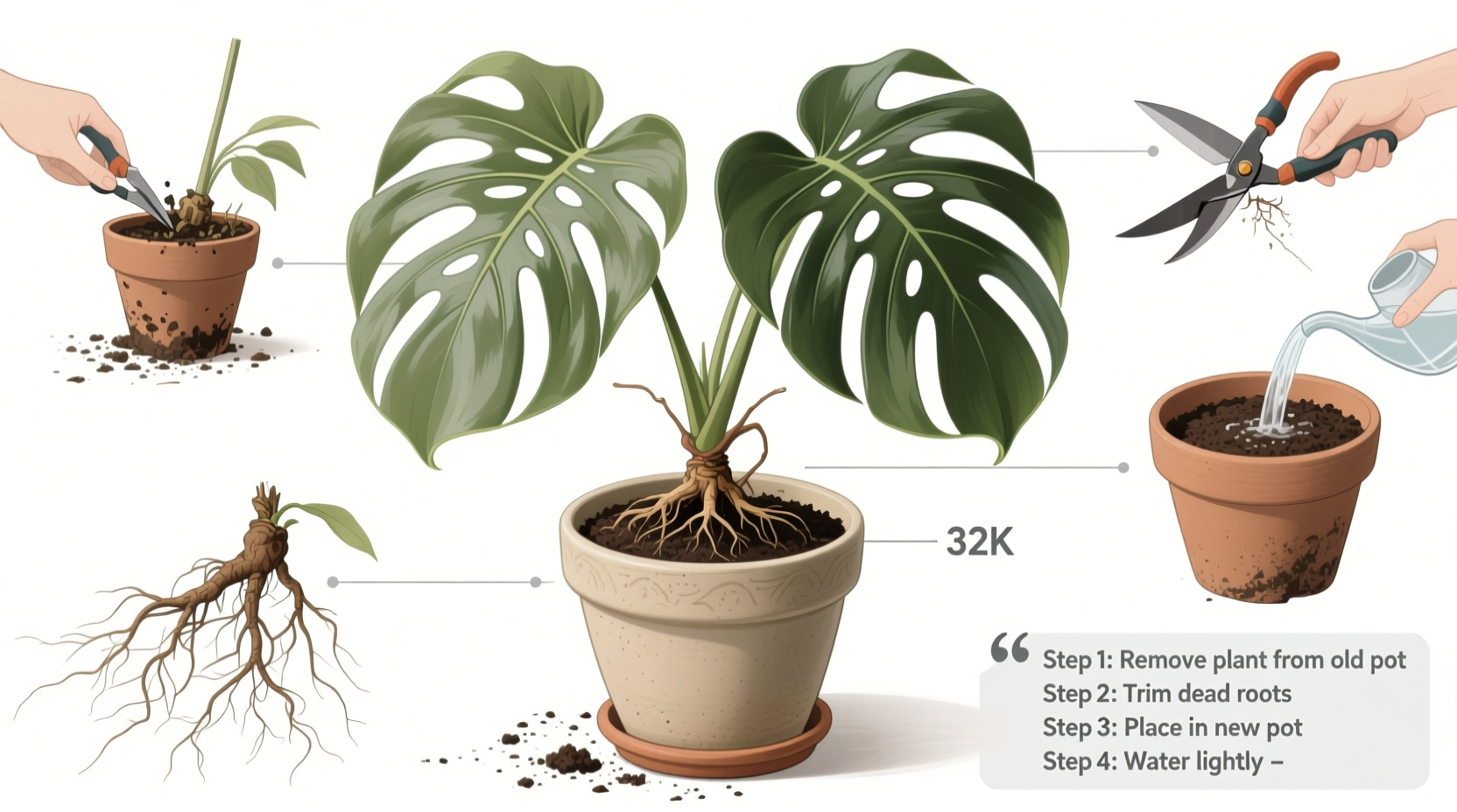 How to Repot a Monstera: Step-by-Step Guide for Healthy Growth