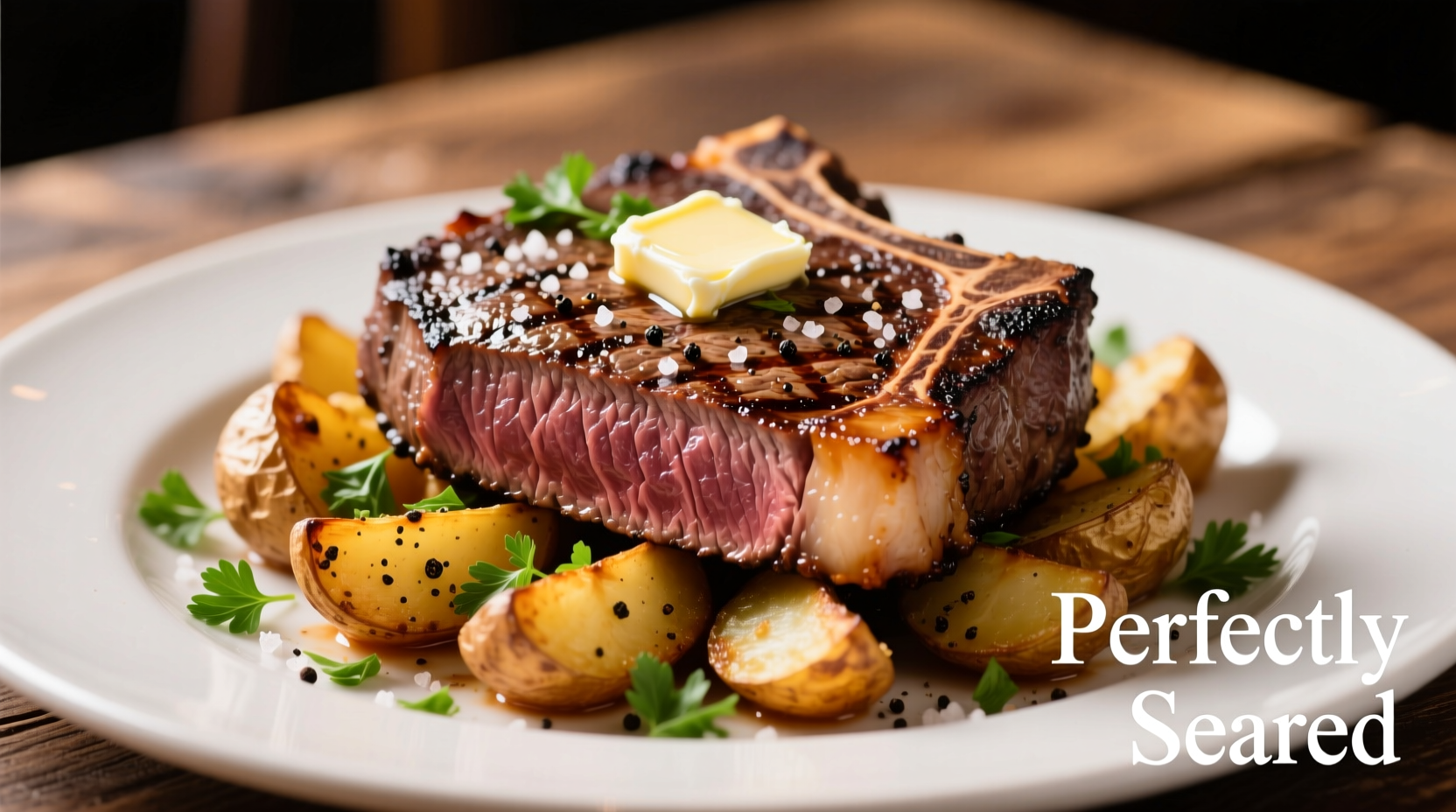 great steak and potato