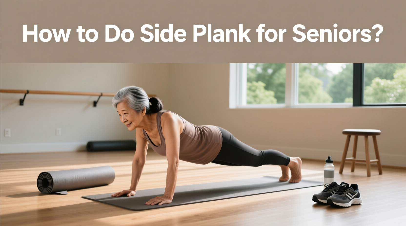 beginner side plank for seniors guide
