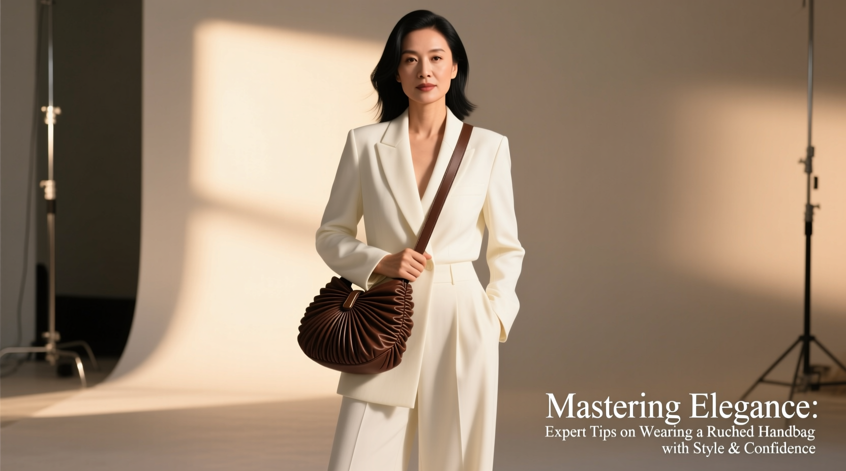 mastering elegance expert tips on wearing a ruched handbag with style and confidence