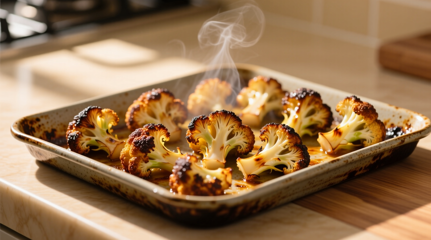 Gebackener Blumenkohl: Kalorien & Nährwerte im Vergleich