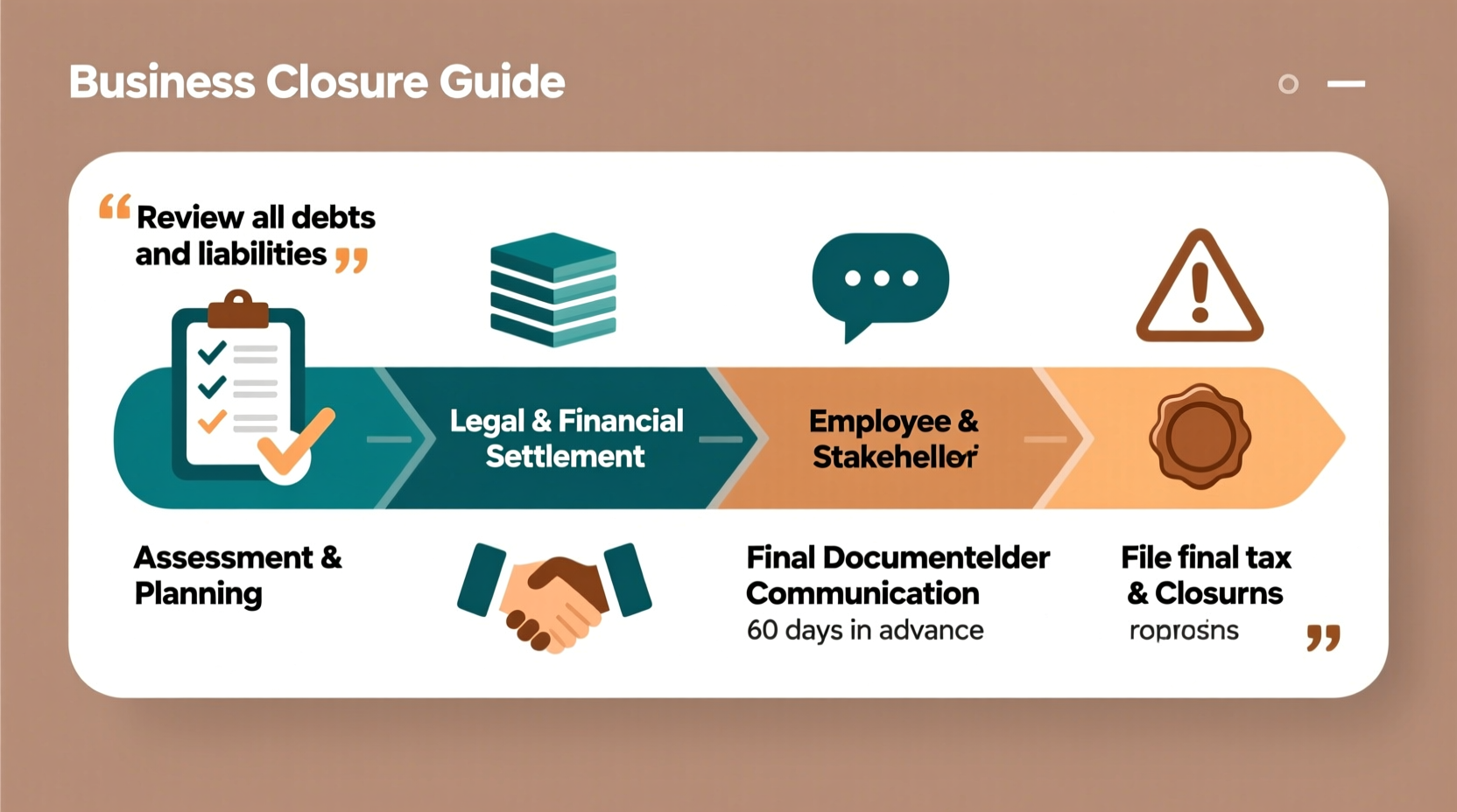 essential steps to successfully close your business and avoid common pitfalls