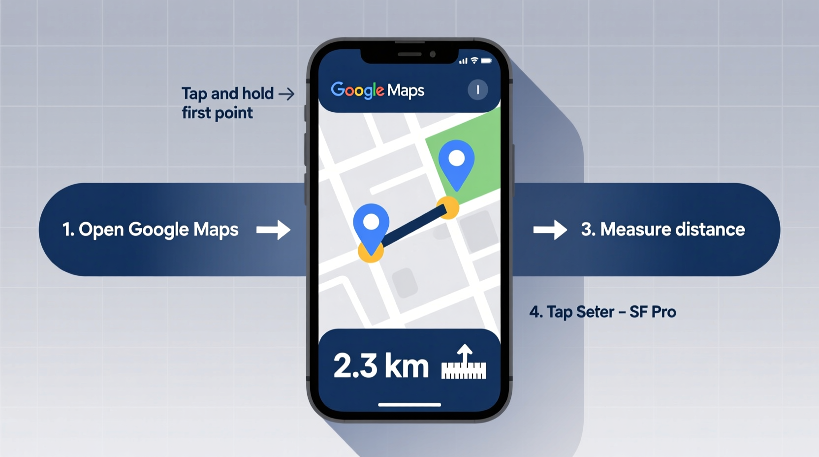 how to accurately measure the distance between two points using google maps a step by step guide