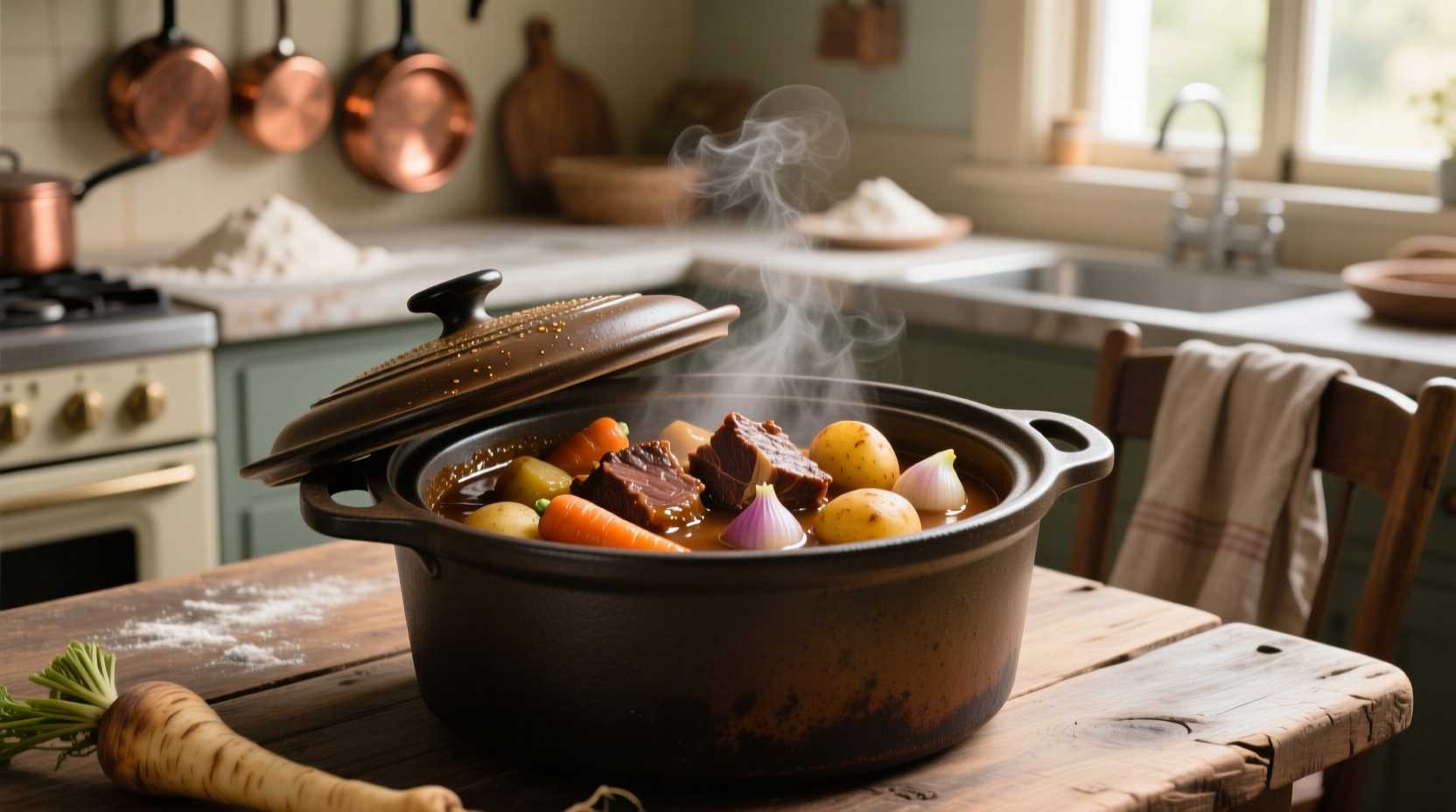 Slow cooker pot roast with vegetables