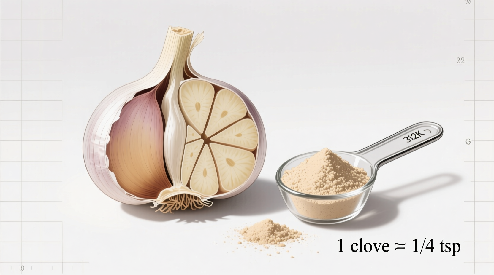 1 Clove Garlic = How Much Powder? Exact Conversion Guide