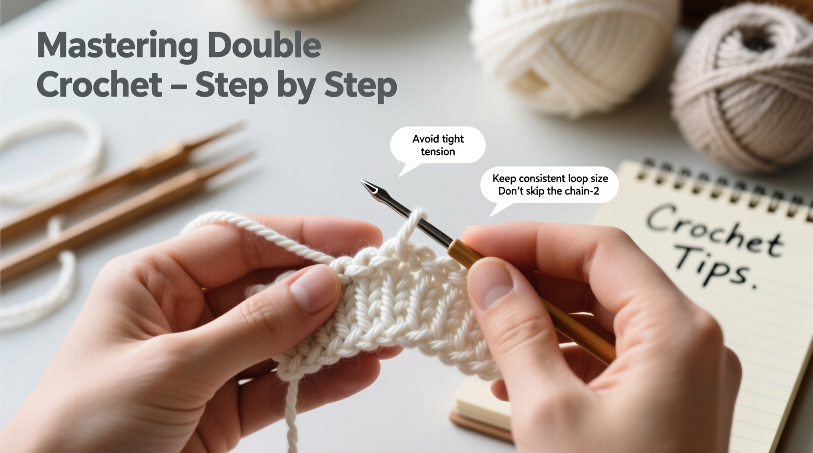 mastering the double crochet step by step tips and common mistakes to avoid