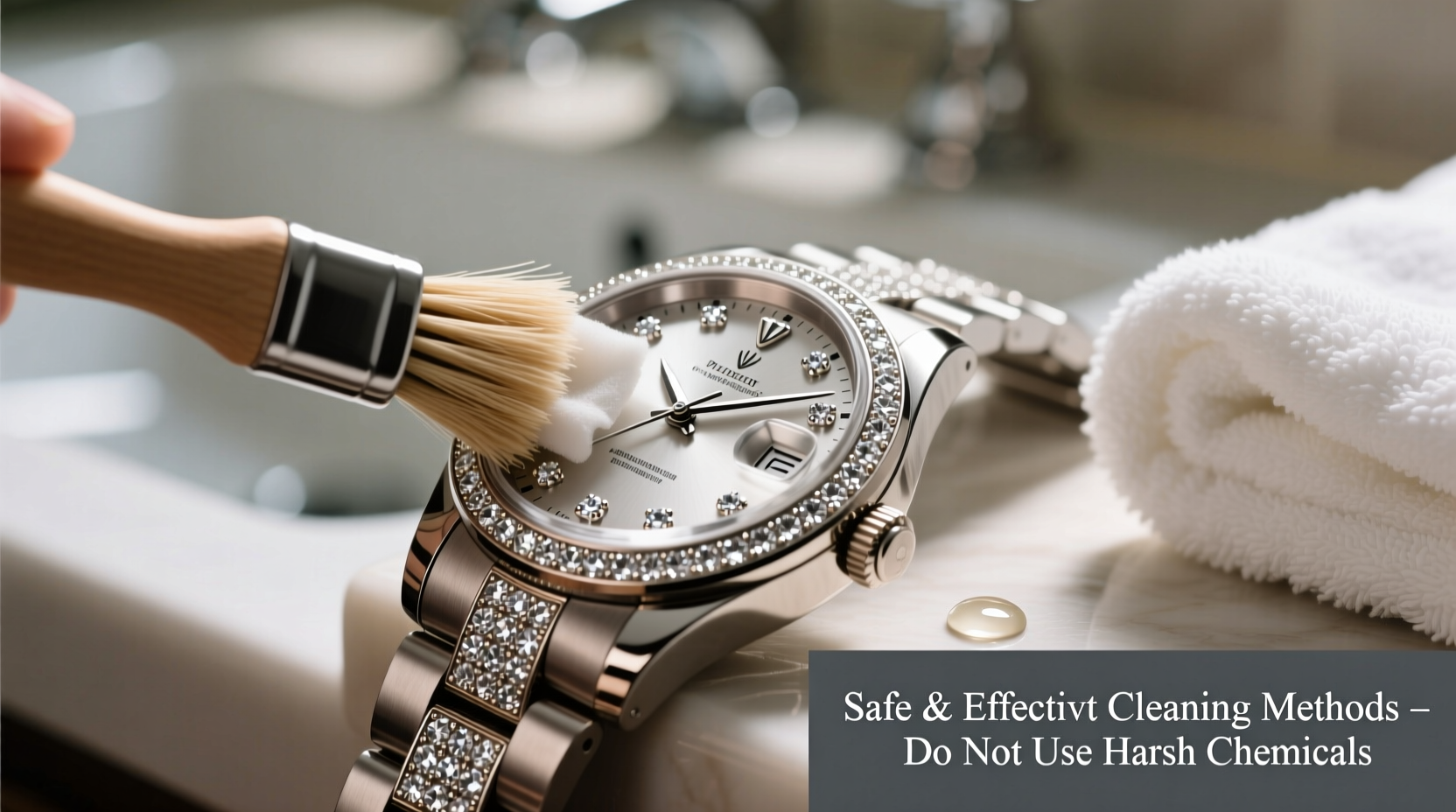 safe and effective methods to clean your diamond watch without causing damage