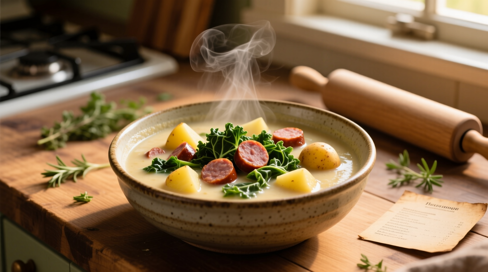 kale potato sausage soup