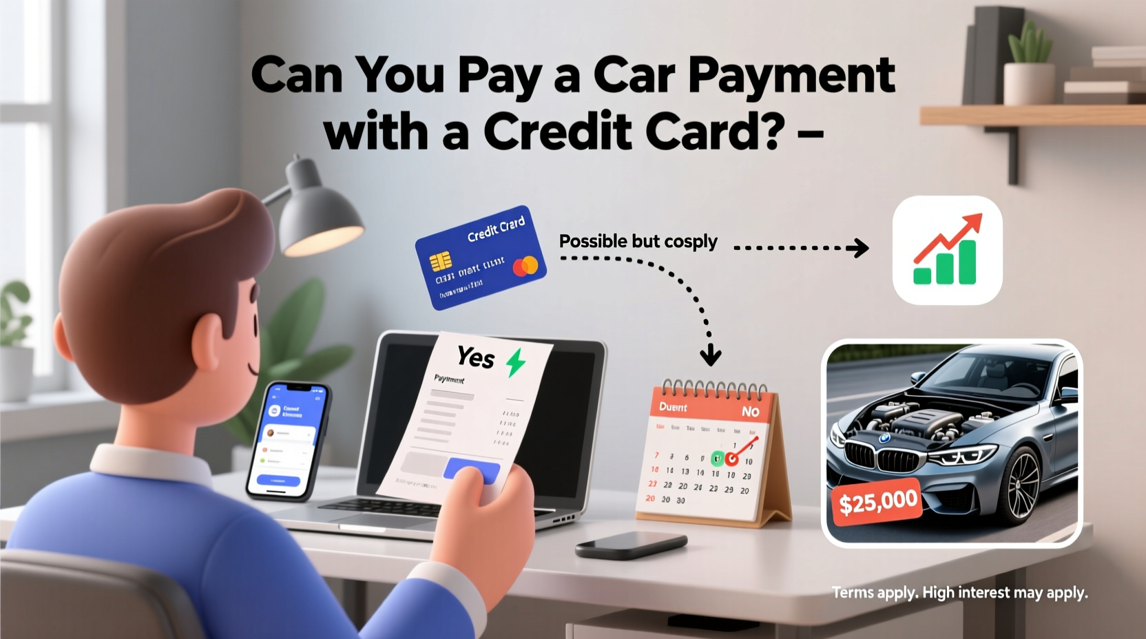 can i pay a car payment with a credit card