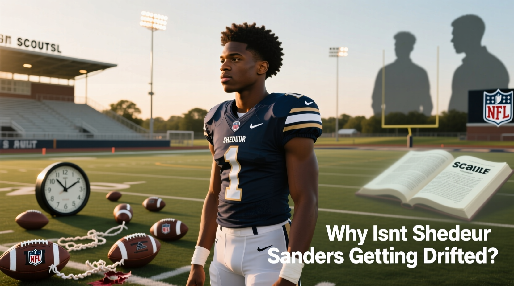 why isnt shedeur sanders getting drafted potential reasons