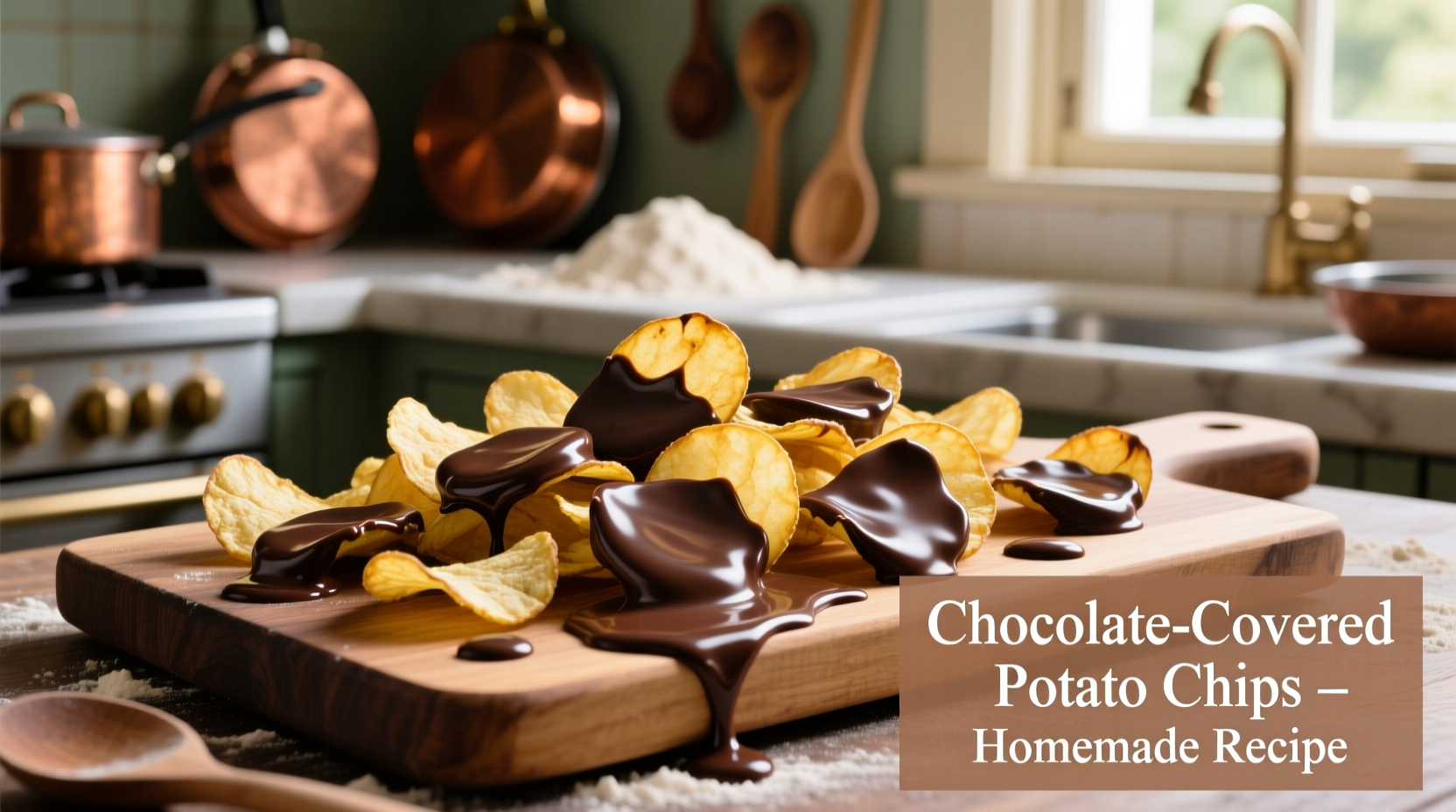 chocolate covered potato chips recipe