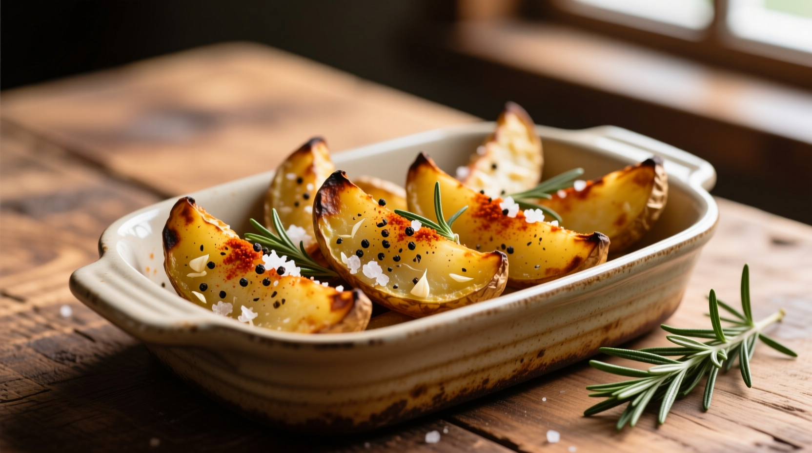 baking potato wedges