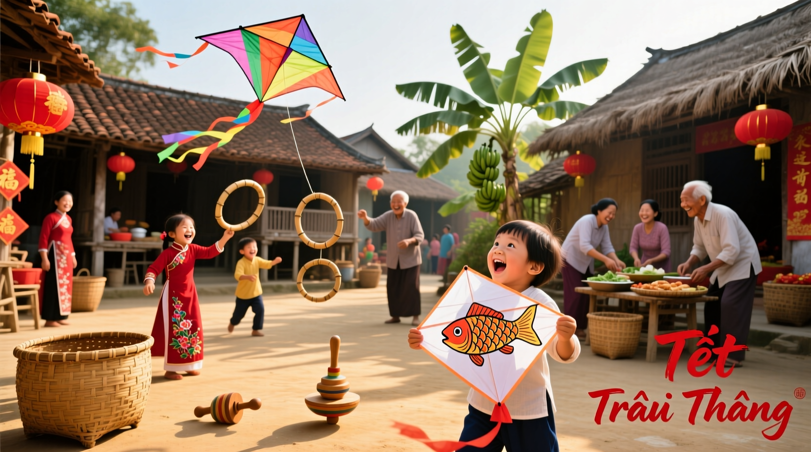 what is traditional games on vietnamese new year