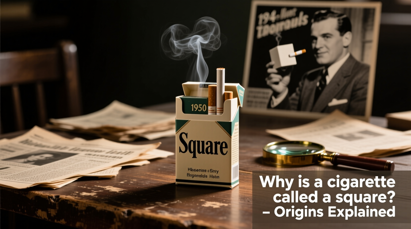 why is a cigarette called a square origins explained