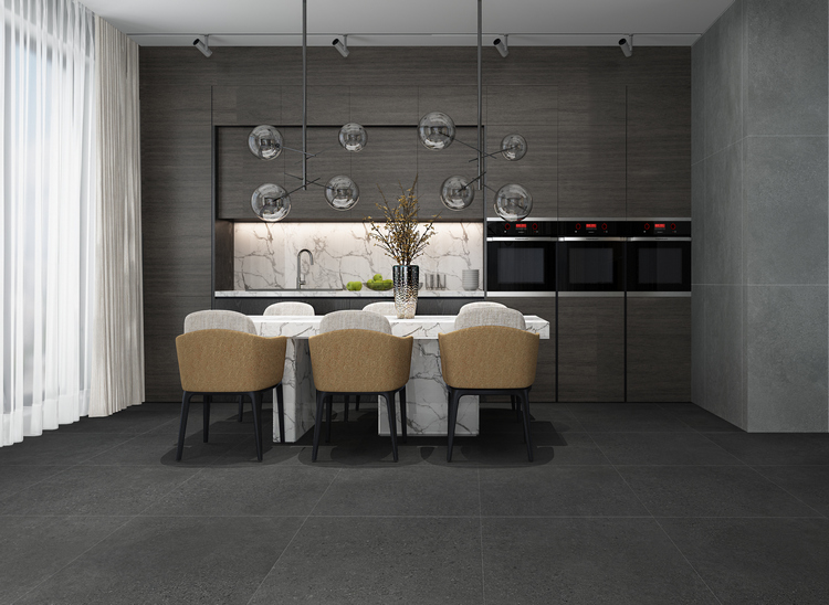 New Model Flooring Grey Matt Rustic Ceramic Tile