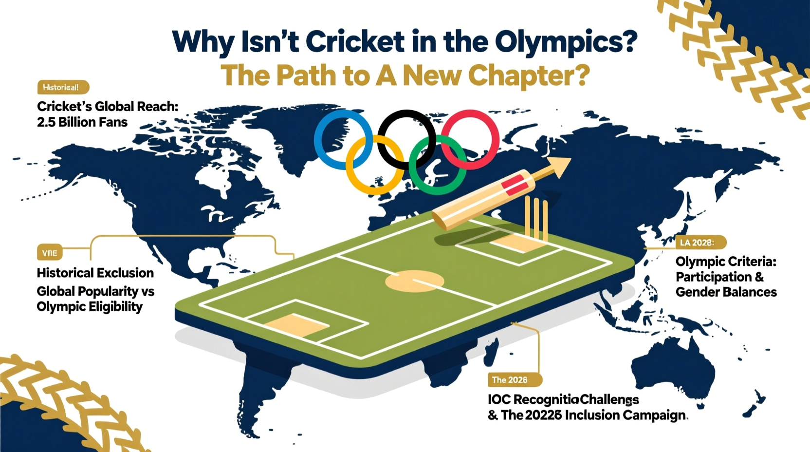 why isnt cricket in the olympics path to la 2028