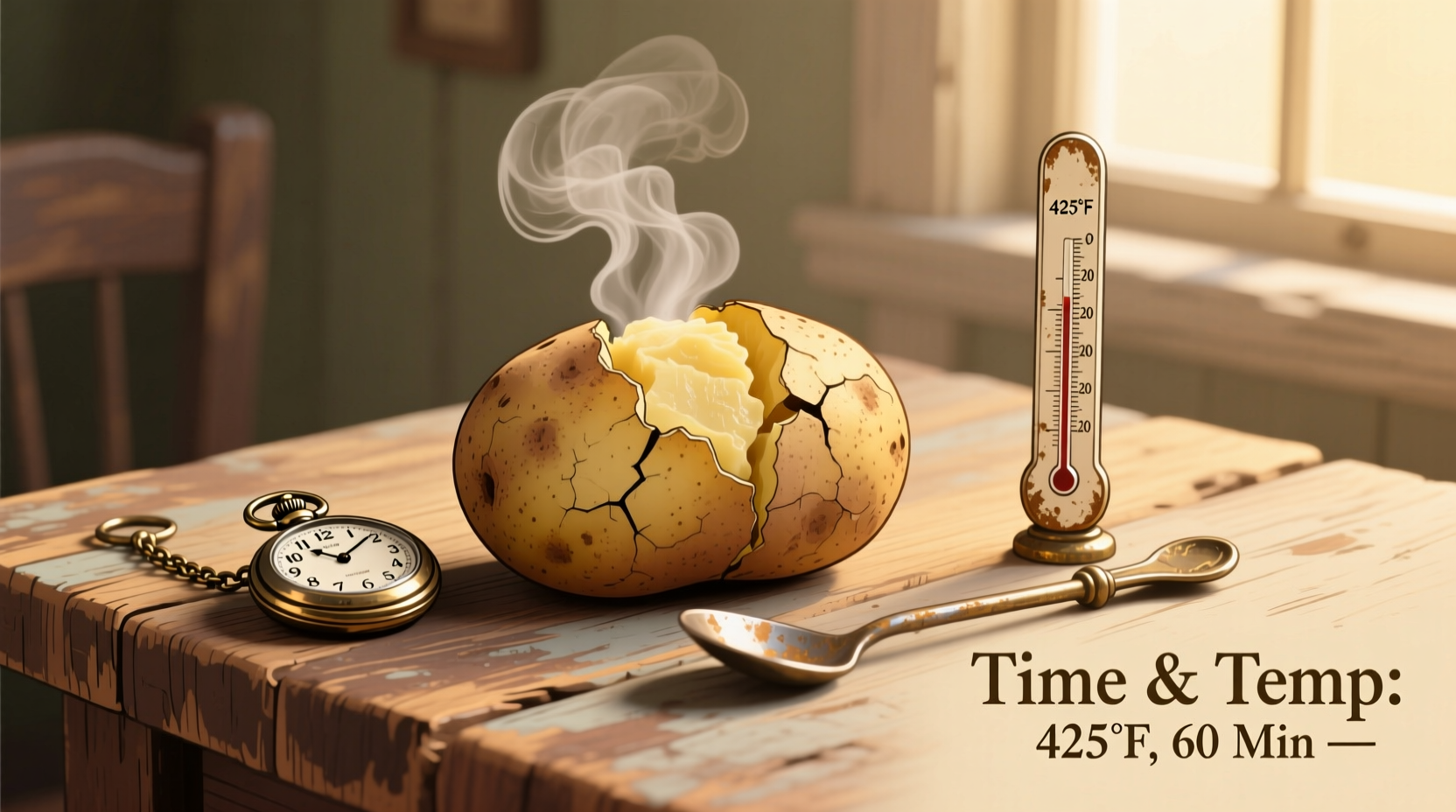 Perfect Baked Potato Time and Temp Guide: Science-Backed Method