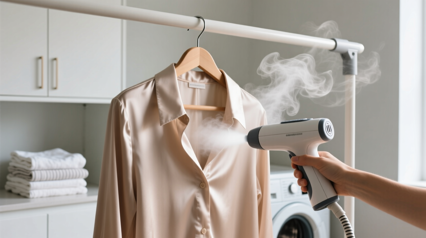 how to steam delicate garments