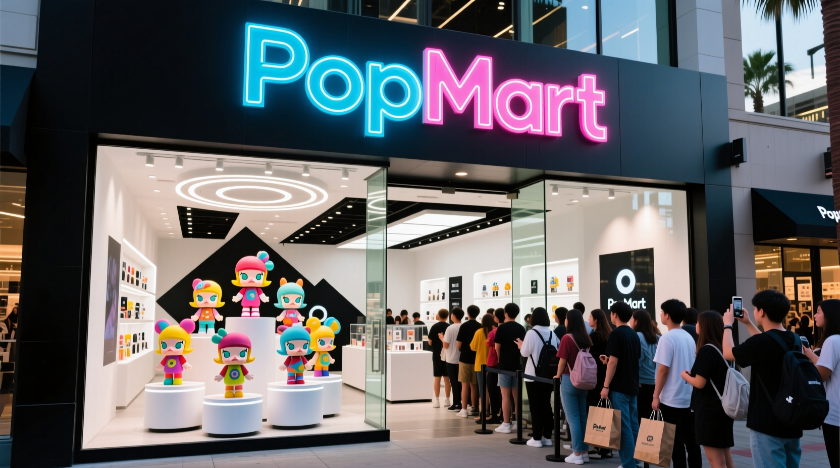 is there a popmart in california