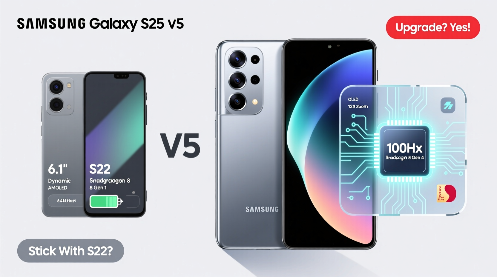 samsung s25 vs s22 is it worth upgrading or should i stick with my old phone